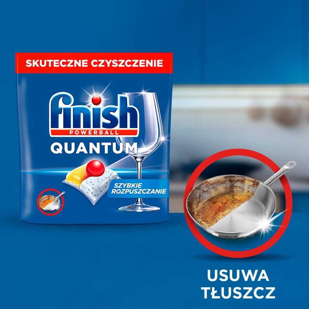 Produkt FINISH Tabletki i kapsułki do zmywarki Kapsułki do zmywarki FINISH Quantum All in 1 Lemon 150szt 003116