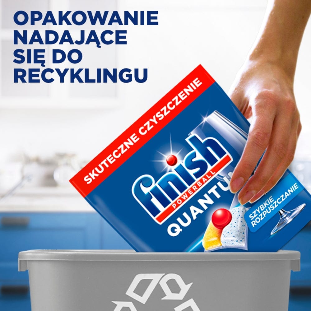 Produkt FINISH Tabletki i kapsułki do zmywarki Kapsułki do zmywarki FINISH Quantum Lemon 120szt 002643