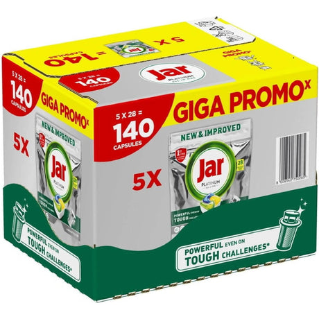 Produkt FAIRY Tabletki i kapsułki do zmywarki Kapsułki do zmywarki JAR All in One Lemon 5x28szt 002937