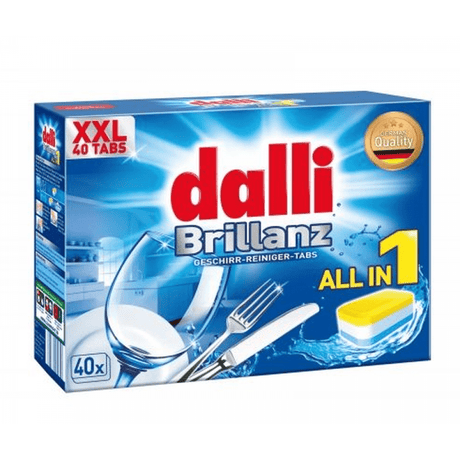 Produkt DALLI Tabletki i kapsułki do zmywarki Tabletki do zmywarki DALLI All-In-1 Brillanz 40szt 052501