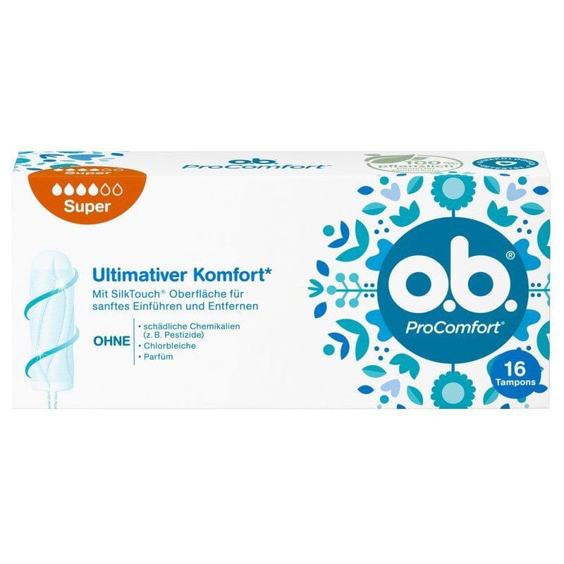 Produkt OB Tampony OB ProComfort Super Seal 16szt 019752