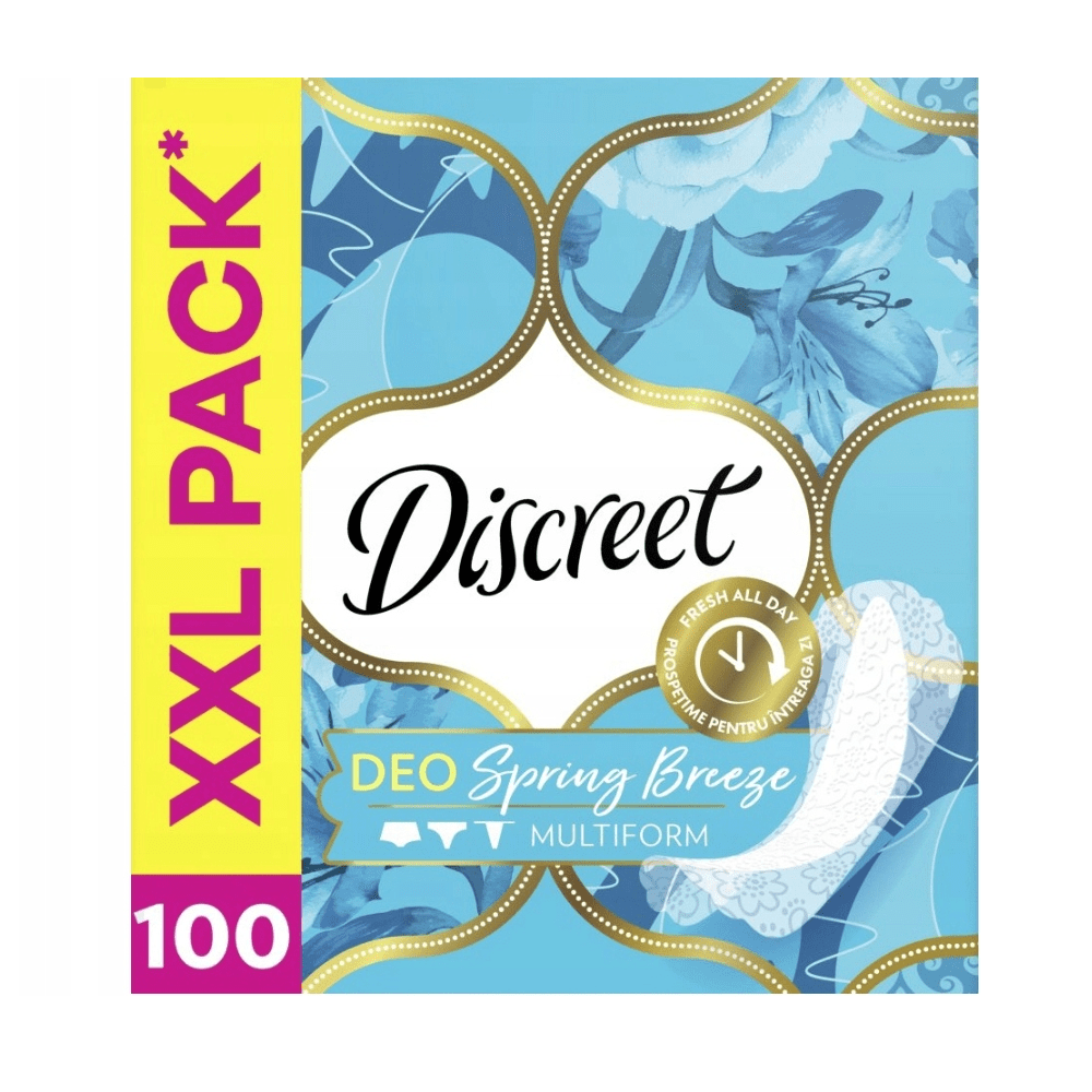 Produkt DISCREET Wkładki higieniczne Wkładki higieniczne DISCREET Spring Brezze 100szt 019274