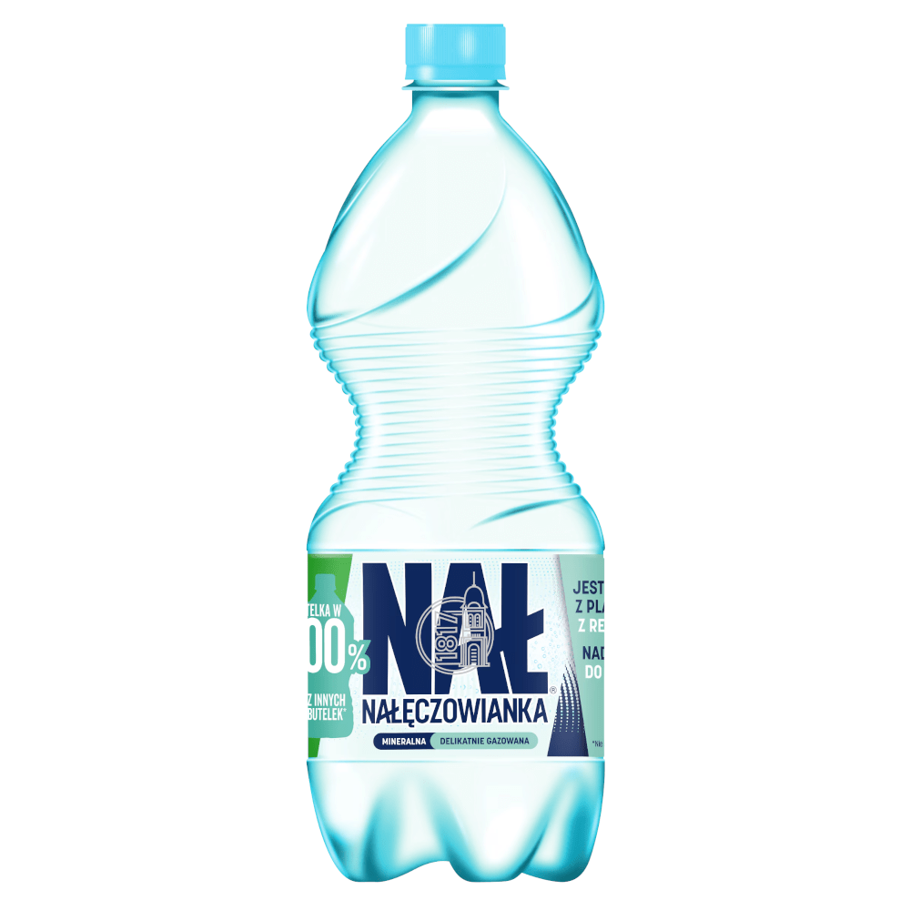 Produkt NAŁĘCZOWIANKA Woda gazowana Woda mineralna NAŁĘCZOWIANKA delikatnie gazowana 1l 003790