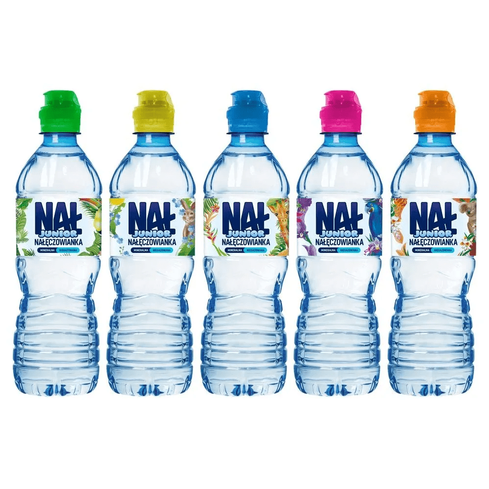 Produkt NAŁĘCZOWIANKA Woda niegaznowana Woda mineralna NAŁĘCZOWIANKA Junior niegazowana 0,5l 003777