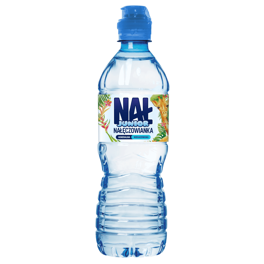 Produkt NAŁĘCZOWIANKA Woda niegaznowana Woda mineralna NAŁĘCZOWIANKA Junior niegazowana 0,5l 003777