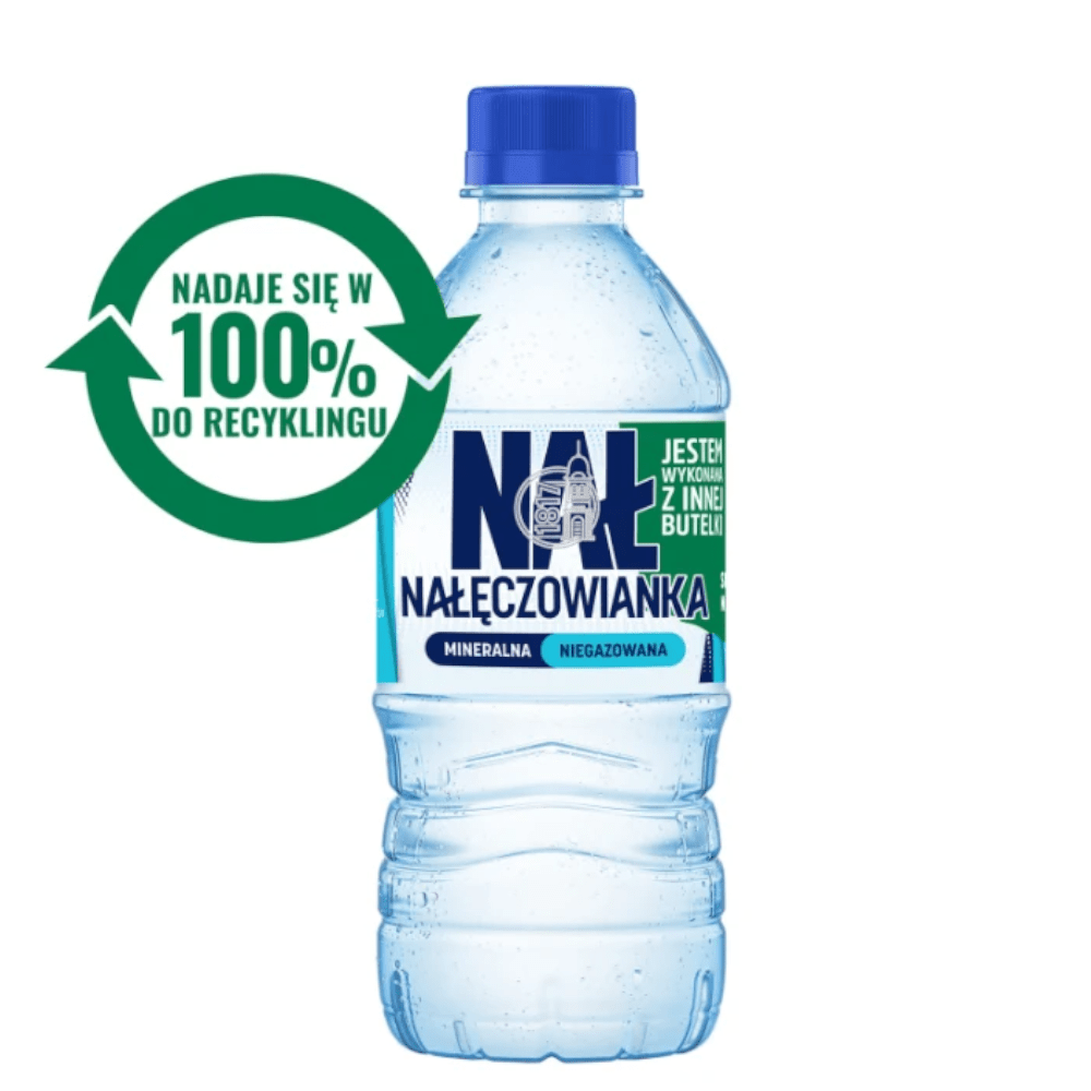 Produkt NAŁĘCZOWIANKA Woda niegaznowana Woda mineralna NAŁĘCZOWIANKA niegazowana 0,33l 003775