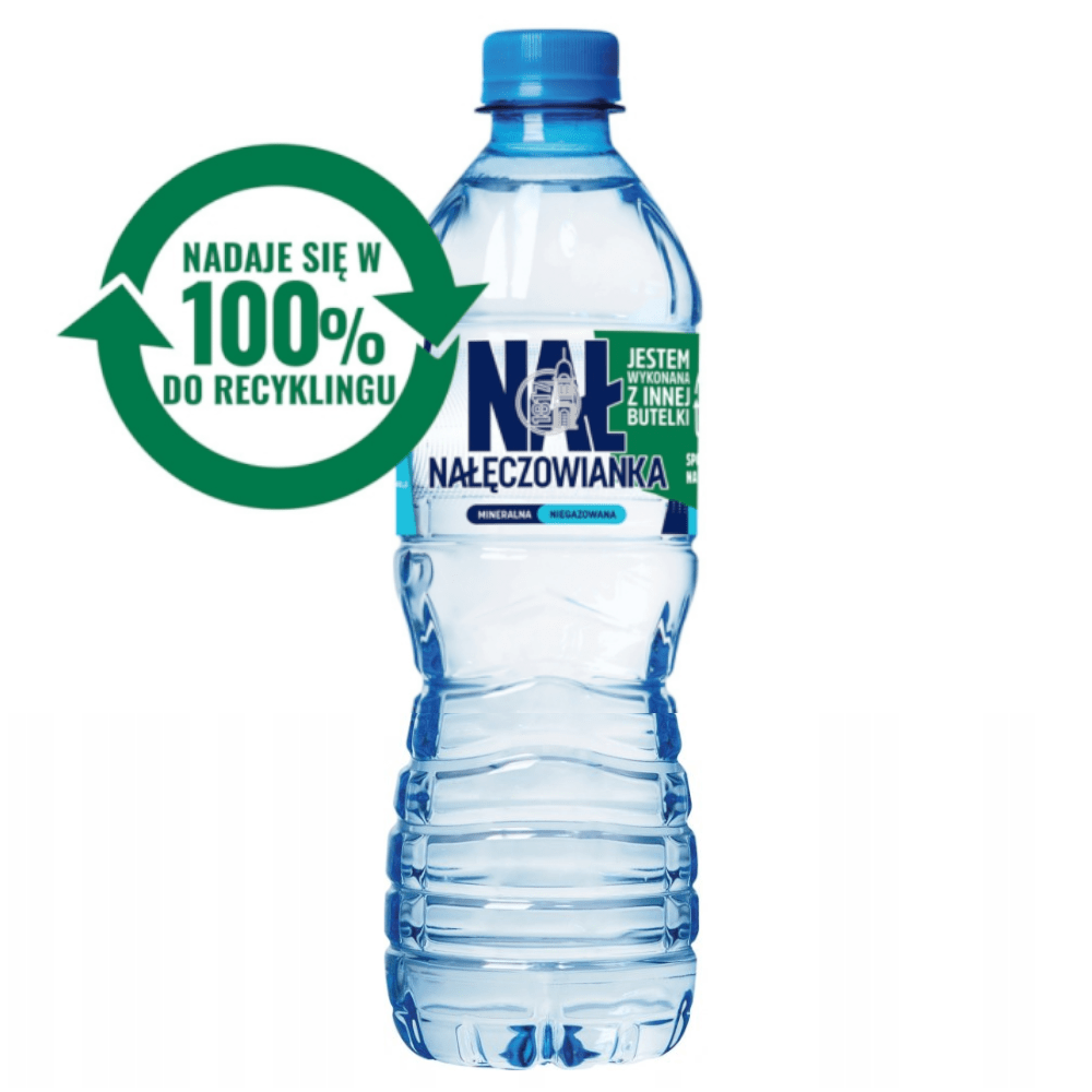 Produkt NAŁĘCZOWIANKA Woda niegaznowana Woda mineralna NAŁĘCZOWIANKA niegazowana 0,5l 003771