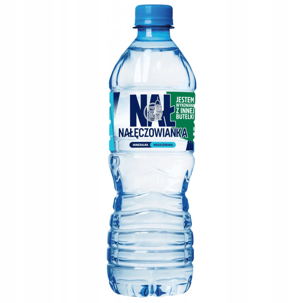 Produkt NAŁĘCZOWIANKA Woda niegaznowana Woda mineralna NAŁĘCZOWIANKA niegazowana 0,5l 003771
