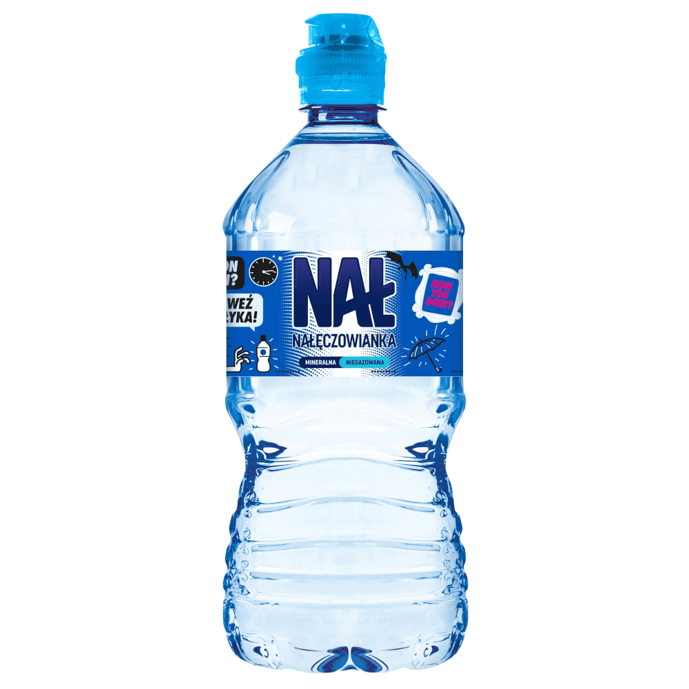 Produkt NAŁĘCZOWIANKA Woda niegaznowana Woda mineralna NAŁĘCZOWIANKA Teens niegazowana 1l 003778
