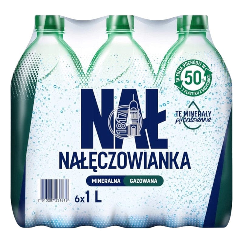 Produkt NAŁĘCZOWIANKA Woda Woda mineralna NAŁĘCZOWIANKA gazowana 6x 1l K_052755_6