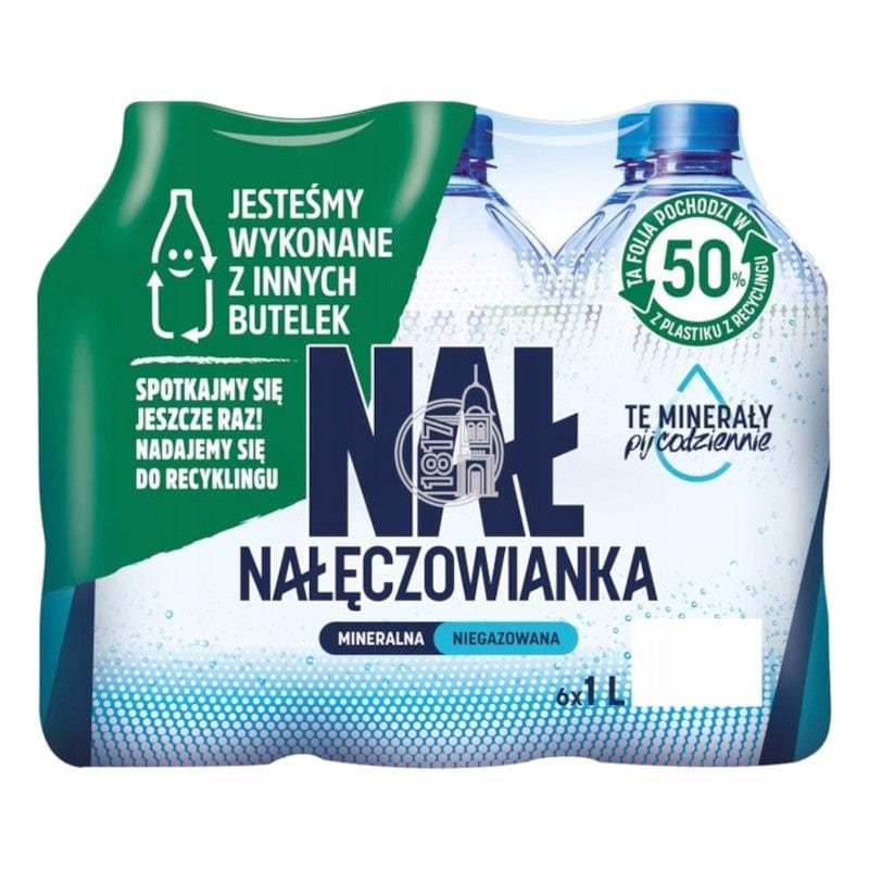 Produkt NAŁĘCZOWIANKA Woda Woda mineralna NAŁĘCZOWIANKA niegazowana 6x 1l K_052753_6