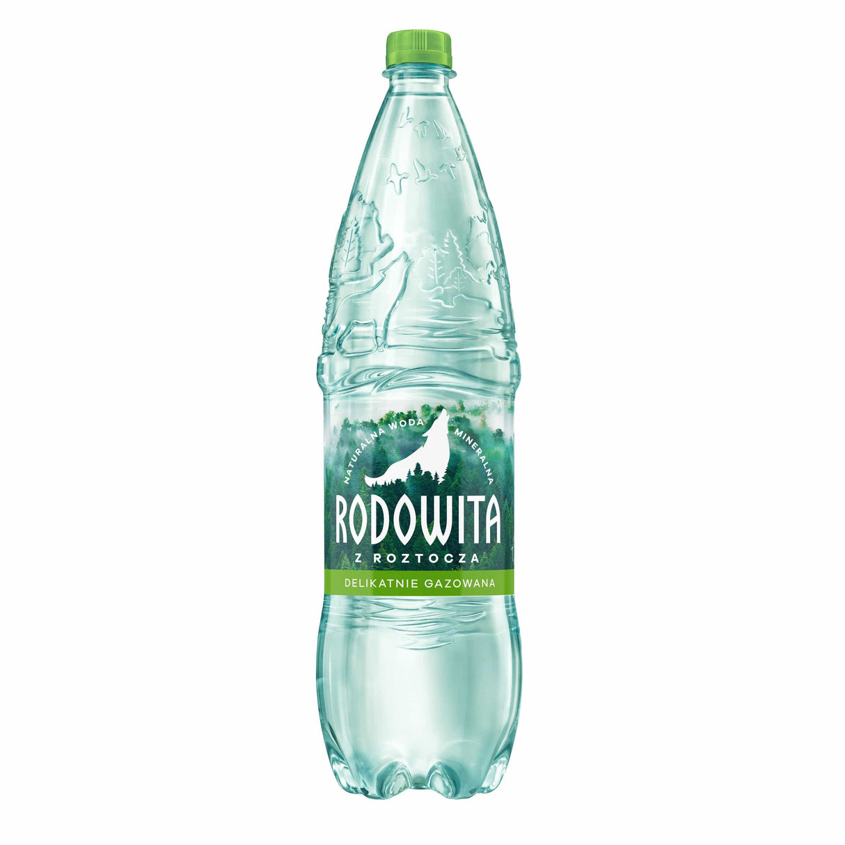 Produkt RODOWITA Woda Woda mineralna RODOWITA z Roztocza delikatnie gazowana 1,5l Paleta 456szt K_038960_456