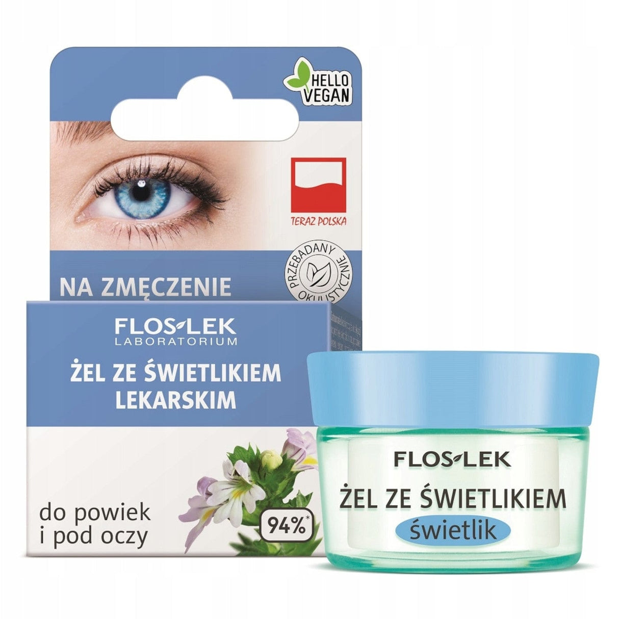 Produkt Vollmart24.com Żel do powiek i pod oczy FLOSLEK ze świetlikiem lekarskim 10g 035376