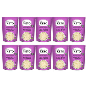 Produkt KETO CHEF (makarony konjac) 10x MAKARON KETO (KONJAC TYPU NOODLE GOTOWY NA WOKA) BEZGLUTENOWY BIO 270 g - KETO CHEF K_049519_10