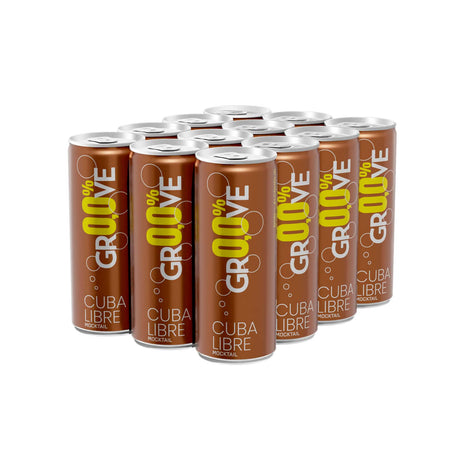 Produkt GROOVE 12x Napój bezalkoholowy GROOVE Cuba Libre Mocktail koktajl drink 250ml K_003501_12