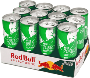 Produkt RED BULL 12x Napój energetyczny RED BULL Green Edition Kaktus Puszka 250ml K_038672_12