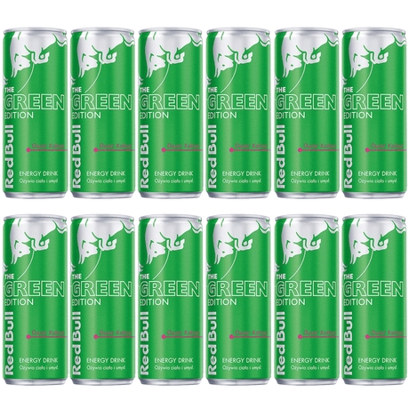 Produkt RED BULL 12x Napój energetyczny RED BULL Green Edition Kaktus Puszka 250ml K_038672_12