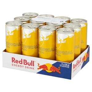 Produkt RED BULL 12x Napój energetyczny RED BULL Tropical Edition Puszka 250ml K_032665_12