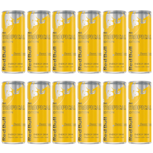 Produkt RED BULL 12x Napój energetyczny RED BULL Tropical Edition Puszka 250ml K_032665_12