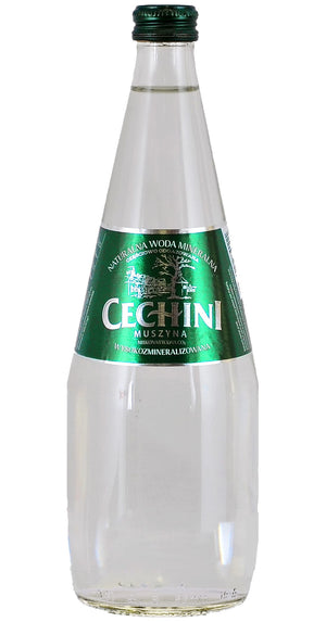 Produkt CECHINI MUSZYNA 12x Woda niskonasycona CECHINI MUSZYNA wysokozmineralizowana - szklana 0,33l K_004792_12