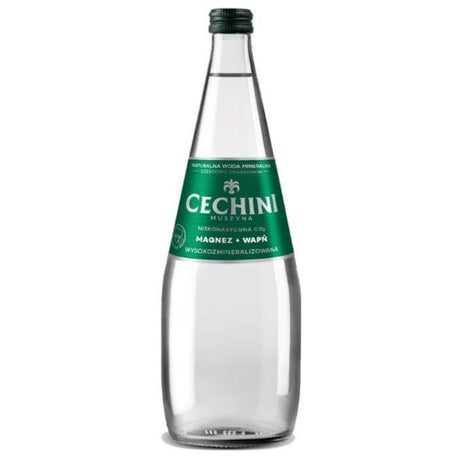 Produkt CECHINI MUSZYNA 12x Woda niskonasycona CECHINI MUSZYNA wysokozmineralizowana - szklana 0,7l K_004801_12