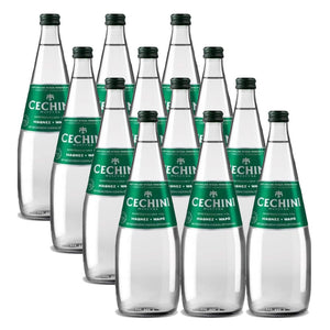 Produkt CECHINI MUSZYNA 12x Woda niskonasycona CECHINI MUSZYNA wysokozmineralizowana - szklana 0,7l K_004801_12