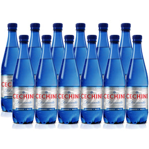 Produkt CECHINI MUSZYNA 12x Woda wysokonasycona CECHINI MUSZYNA Frizzante mineralna 0,75l kaucja K_004815_12
