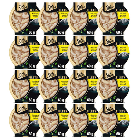 Produkt SHEBA 16x Mokra karma dla kota SHEBA Fileciki z kurczakiem w sosie 60g K_005604_16