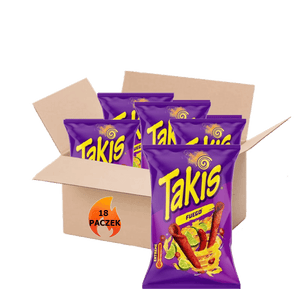 Produkt TAKIS 18x Chipsy kukurydziane TAKIS Fuego Ostra papryka chili i Limonka 100g K_003696_18