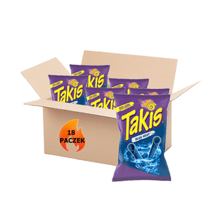 Produkt TAKIS 18x Chipsy kukurydziane Tortilla TAKIS Blue Heat 100g K_052737_18