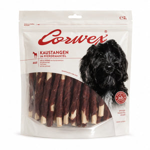 CORWEX Premium Pałeczki Owinięte Koniną Gryzak dla Psa 500g