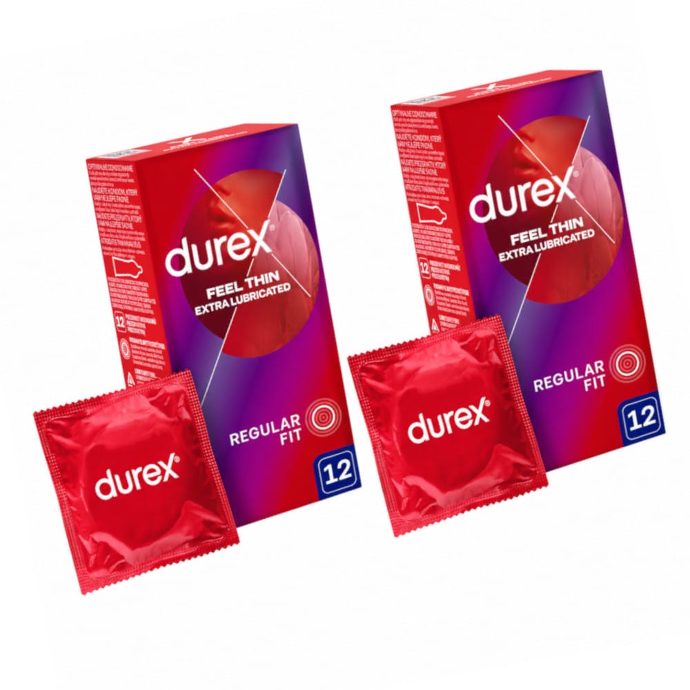 Produkt DUREX 2 x Prezerwatywy DUREX Feel Thin Extra Lubricated 12szt K_005310_2