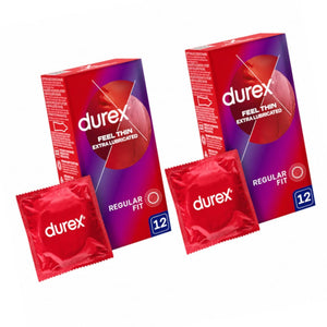 Produkt DUREX 2 x Prezerwatywy DUREX Feel Thin Extra Lubricated 12szt K_005310_2