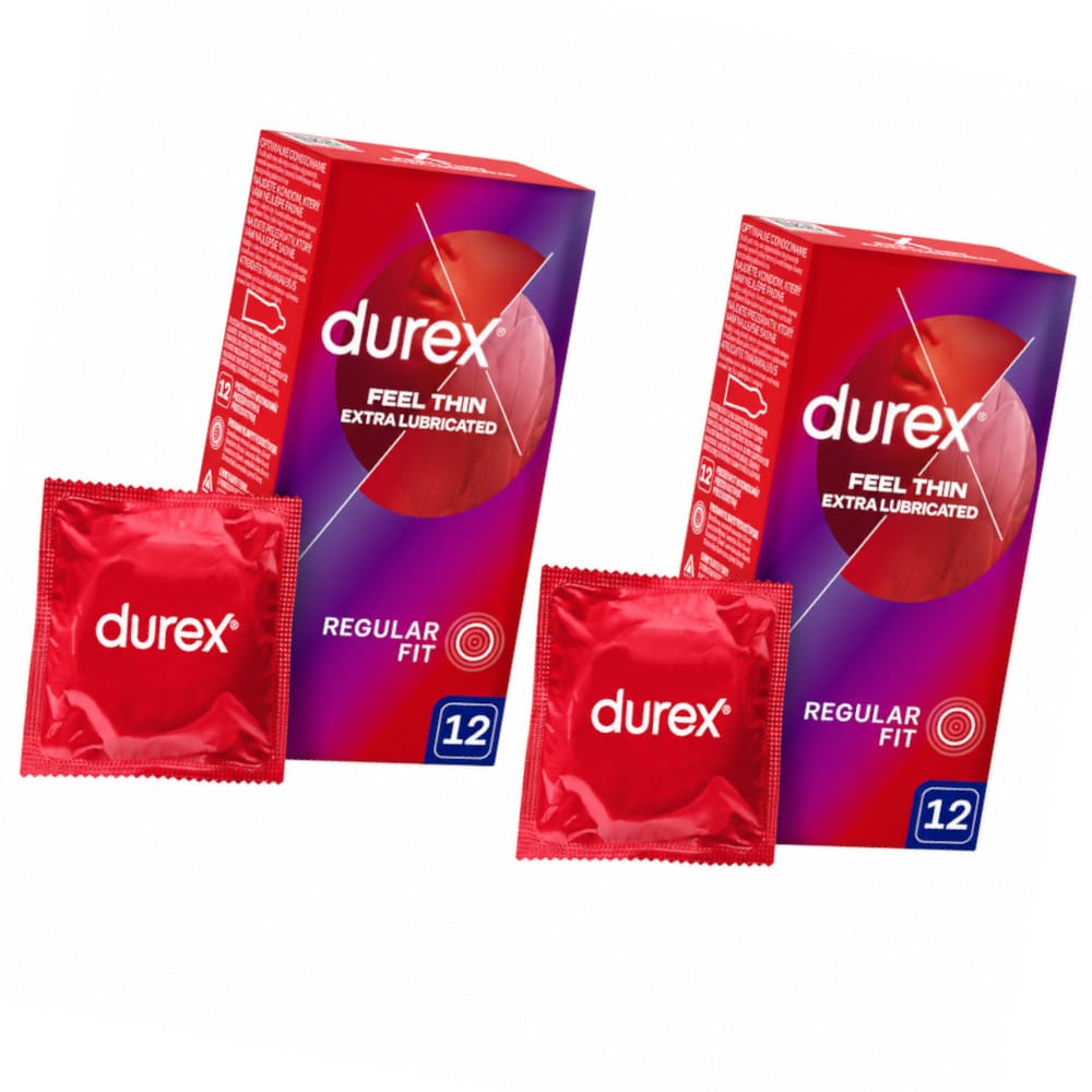 Produkt DUREX 2 x Prezerwatywy DUREX Feel Thin Extra Lubricated 12szt K_005310_2