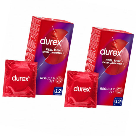 Produkt DUREX 2 x Prezerwatywy DUREX Feel Thin Extra Lubricated 12szt K_005310_2