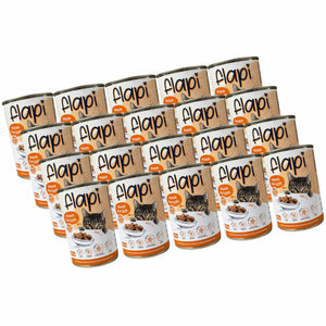Produkt Flapi 20x Karma dla kota FLAPI Kawałki z kurczakiem w sosie 415g K_005441_20
