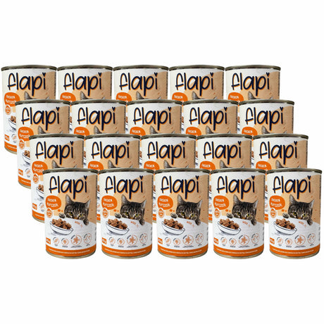 Produkt Flapi 20x Karma dla kota FLAPI Kawałki z kurczakiem w sosie 415g K_005441_20