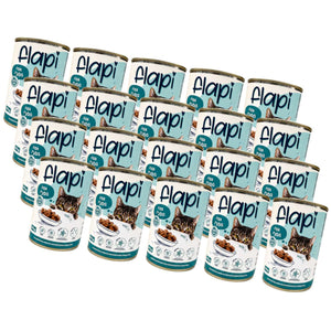 Produkt Flapi 20x Karma dla kota FLAPI Kawałki z rybą w sosie 415g K_005480_20