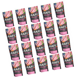 Produkt RAFI 20x Karma dla psa RAFI Z indykiem, borówką i żurawiną 500g K_006310_20