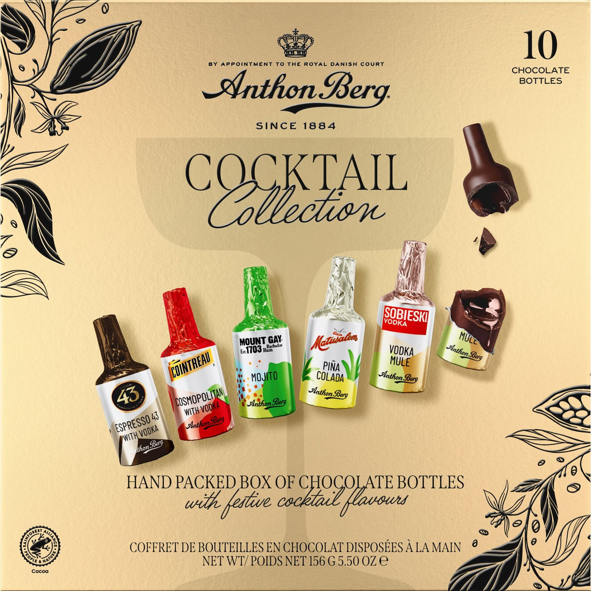 Produkt ANTHON BERG Czekolada Czekoladki z alkoholem Anthon Berg Chocolate Cocktails 10 szt 156g 006294