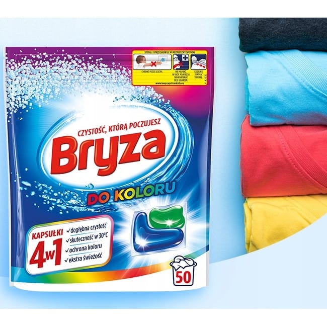 Produkt BRYZA 2x Kapsułki do prania BRYZA Spring Freshness Color 4w1 do koloru 50szt K_002693_2
