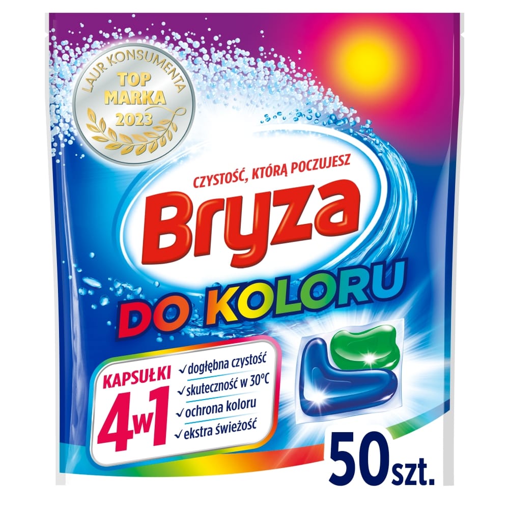 Produkt BRYZA 2x Kapsułki do prania BRYZA Spring Freshness Color 4w1 do koloru 50szt K_002693_2
