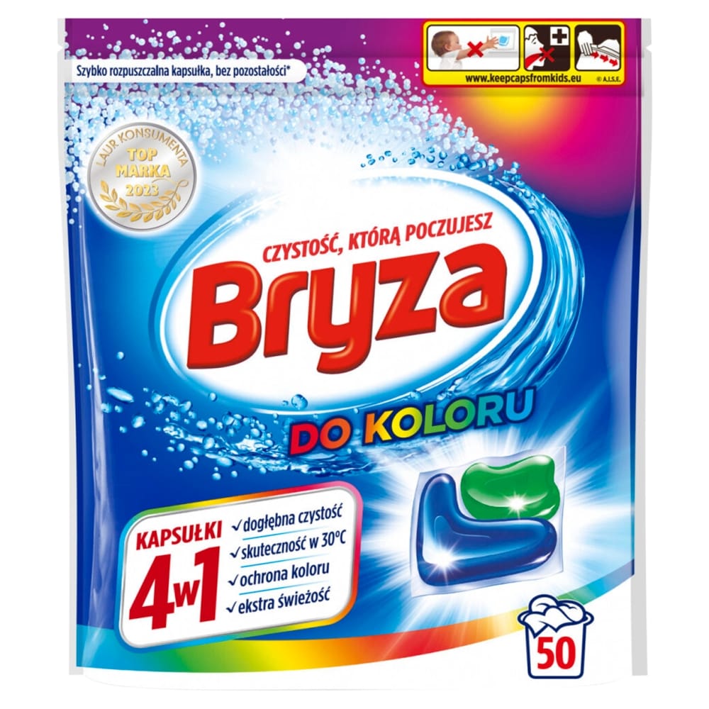 Produkt BRYZA 2x Kapsułki do prania BRYZA Spring Freshness Color 4w1 do koloru 50szt K_002693_2