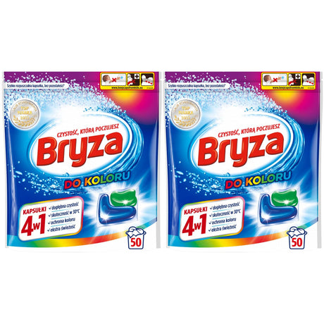 Produkt BRYZA 2x Kapsułki do prania BRYZA Spring Freshness Color 4w1 do koloru 50szt K_002693_2