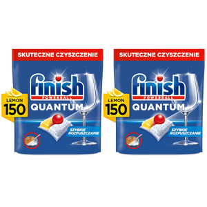 Produkt FINISH 2x Kapsułki do zmywarki FINISH Quantum All in 1 Lemon 150szt K_003116_2