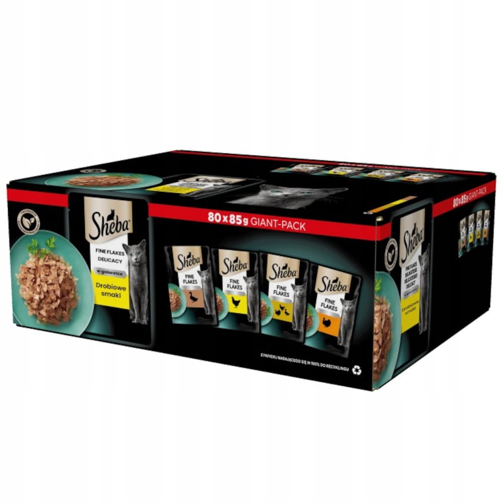 Produkt MARS 2x Karma dla kota SHEBA Saszetki Drobiowe smaki w galaretce 80x85g K_006060_2
