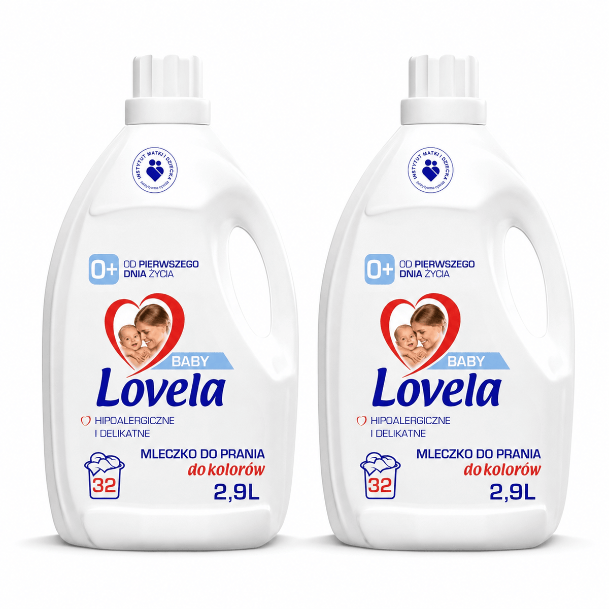 Produkt LOVELA 2x Płyn do prania kolorów LOVELA Baby Mleczko dla dzieci 32 prania 2,9l K_003218_2