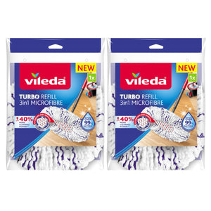 Produkt VILEDA 2x Wkład do mopa obrotowego VILEDA Turbo 3w1 Mikrofibra K_037754_2