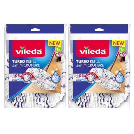 Produkt VILEDA 2x Wkład do mopa obrotowego VILEDA Turbo 3w1 Mikrofibra K_037754_2