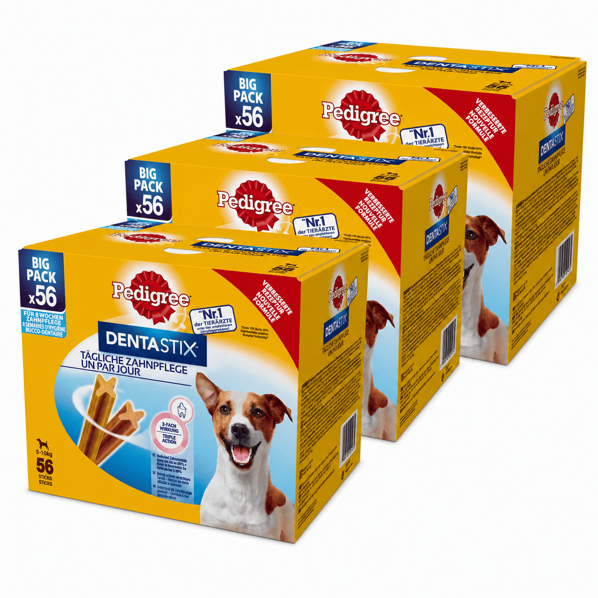 Produkt PEDIGREE 3 x Przysmak dla psa PEDIGREE DentaStix małe rasy 56szt (8x110g) K_034540_3